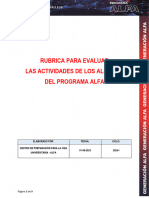 Instrumento de Evaluación Alfa ??