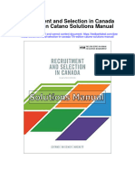 Recruitment and Selection in Canada 7Th Edition Catano Solutions Manual Full Chapter PDF