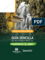 Guía Sencilla de Acciones Ante El Fenómeno El Niño