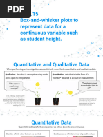 Box and Whisker Plots (D3.2.15)