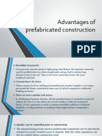 Advantages of Prefabricated Construction
