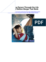 Ebook Developing Person Through The Life Span 10Th Edition Berger Test Bank Full Chapter PDF