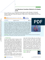 Thermal Conductivity of Aluminum Scandium Nitride For 5G Mobile Applications and Beyond-ACSAppMatInt-2021