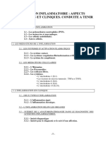 RHUMATO Cours La Reaction Inflammatoire Aspects Biologiques Et Cliniques Traitements Univ 2008