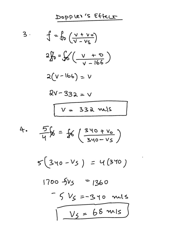 Doppler Effect PDF
