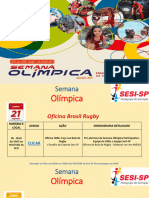 Semana Olímpica SESI-SP Cronograma F1