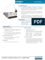 Transductor de Potencia Kron Analogico