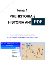 TEMA 1 Prehistoria e Historia Antiga 2 BAC