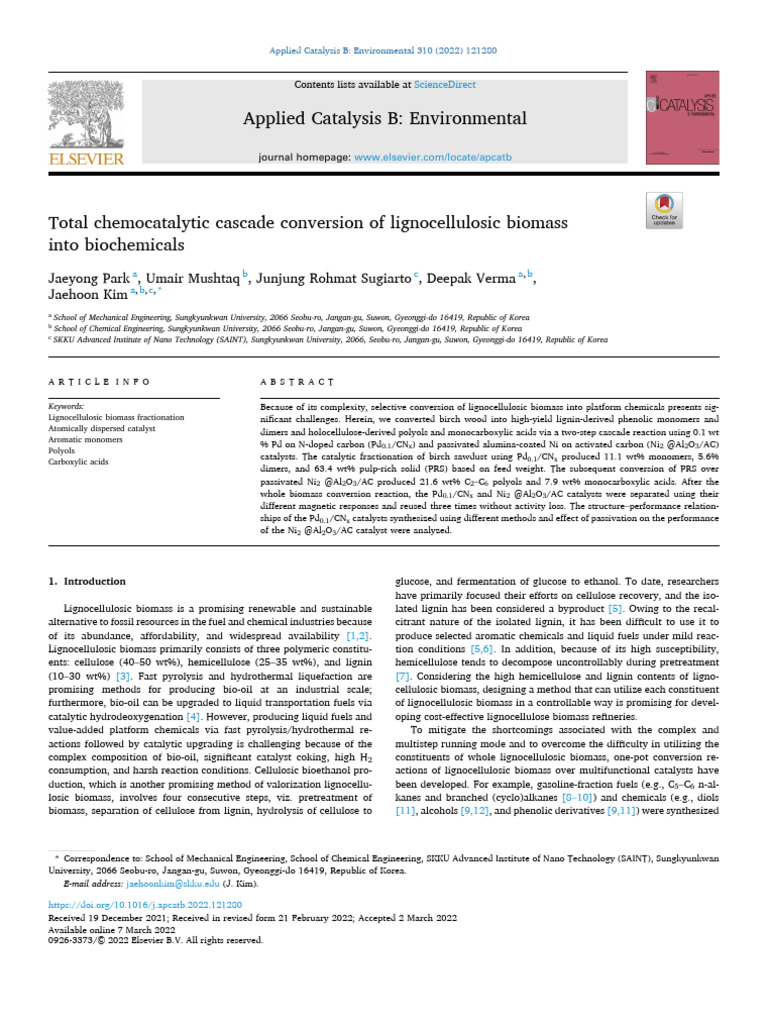 Photocatalysis Recent Work For Reference Pdf Chemical Reactor