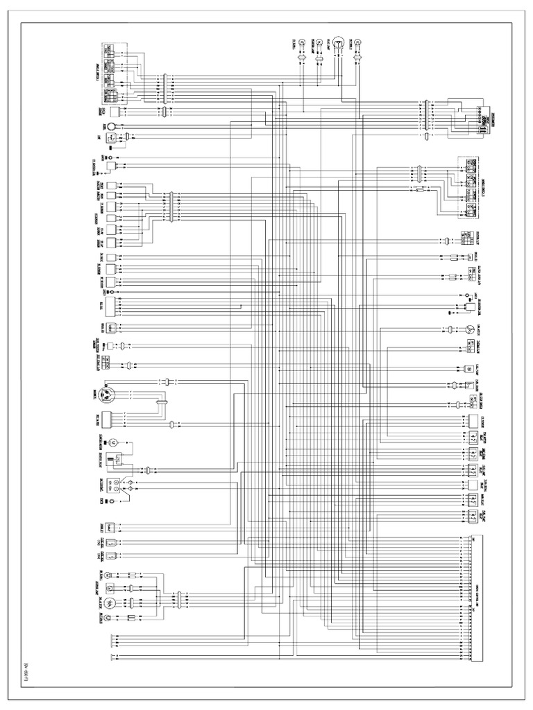 Hyosung GV650i Electric-Diagram | PDF