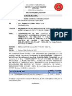 Informe Residente #01 - Req de Tuberia PVC-S-20