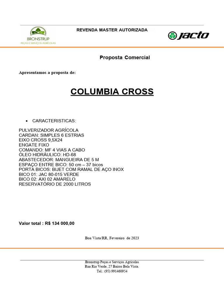 Columbia Cross - Manual | PDF