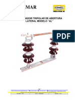 Delmar: Secionador Tripolar de Abertura Lateral Modelo "Al"