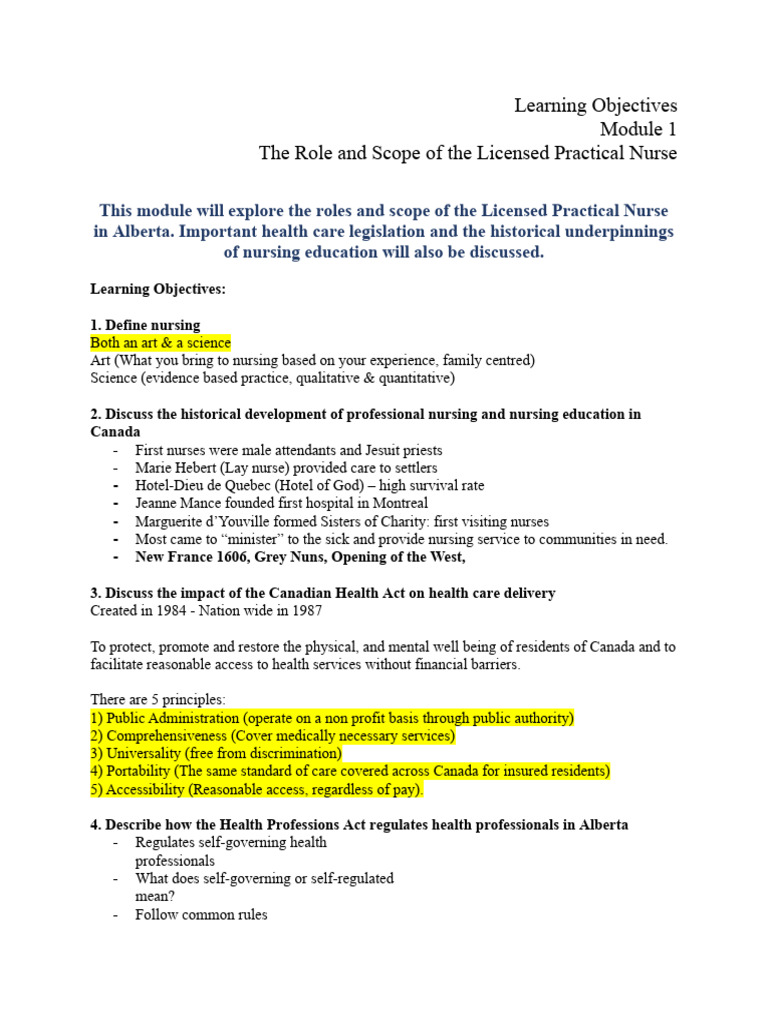 Nursing Arts LO Module 1 | PDF | Nursing | Health Care