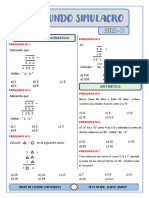 Segundo Simulacro Académico - B