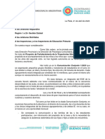 Nota Envío de Materiales Programa de Fortalecimiento de Las TE A Los IE