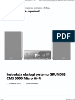 Instrukcja Obsługi Systemu GRUNDIG CMS 5000 Micro Hi-Fi - Instrukcje+