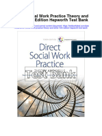 Ebook Direct Social Work Practice Theory and Skills 10Th Edition Hepworth Test Bank Full Chapter PDF