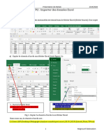TP2: Importer Des Données Excel: Chapitre 1 Présentation de Matlab 2019/2020