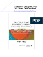 Ebook Discovering Statistics Using Ibm Spss Statistics 4Th Edition Field Test Bank Full Chapter PDF
