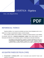 Sequência Didática - Álgebra