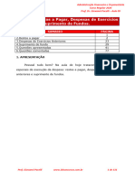 AULA 09: Restos A Pagar, Despesas de Exercícios Anteriores e Suprimento de Fundos