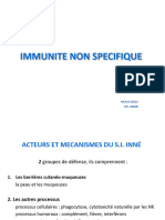 Immunite Non Specifique Presentation