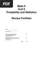 Math 9 - Unit 9 Review Portfolio