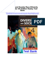 Ebook Diversity and Society Race Ethnicity and Gender 4Th Edition Healey Test Bank Full Chapter PDF