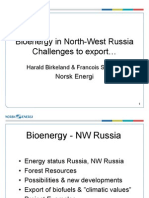 Bioenergy in North-West Russia Challenges To Export : Norsk Energi