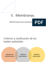 II. Membranas