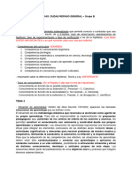 Documento de Dudas - Grupo B
