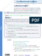 Determinant Indefini Lecon