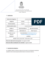 UNAL 2023 II Economía Politica I Programa Formato UNAL