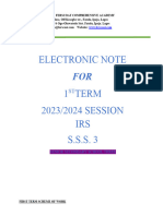 IRS SS3 1ST TERM ENOTE - Corrected