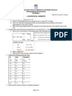 Tutorial 1 Biophysical Chemistry