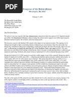 LNG Export Ban Letter To POTUS 2.5.23