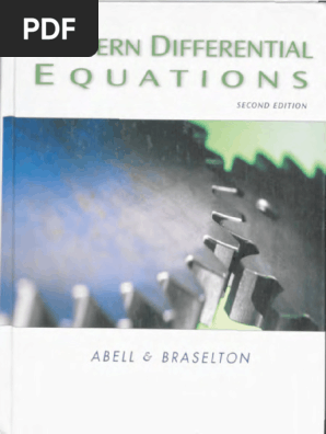 Modern Differential Equations Overview | PDF | Calculus