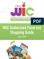 Florida WIC Food List 2024 | PDF | Foods