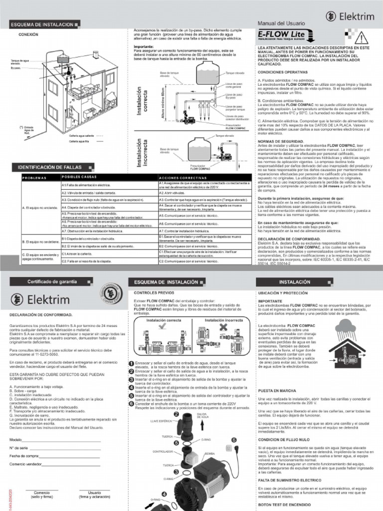 Manual E FLOW Lite | PDF