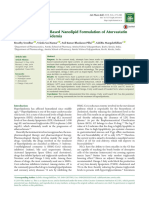 Omega-3 Fatty Acid Based Nanolipid Formulation of