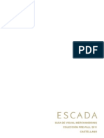 Guia de Visual Merchandising Prefall 2011 Escada