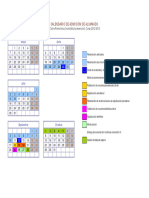 CALENDARIO DE ADMISIÓN Ciclos Presencial 2012-13