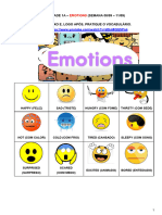 Atividades Língua Inglesa - 5º ANO - EMOTIONS