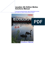 Ebook Ecology Canadian 4Th Edition Molles Solutions Manual Full Chapter PDF