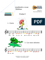 UNIDAD 1 XILOFONO - Partitura Completa