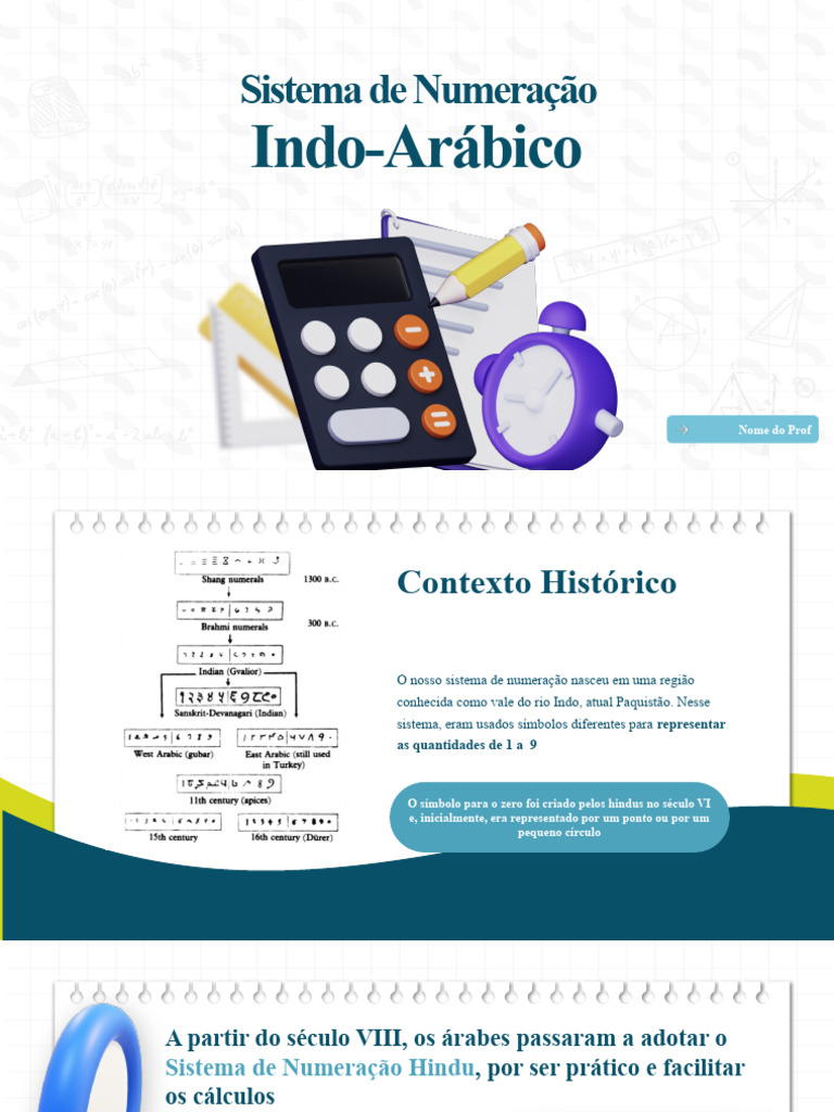 Evolução do Sistema Indo-Arábico | PDF | Notação | Codificações