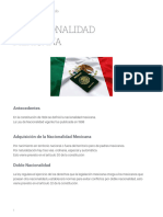 Tarea La Nacionalidad Mexicana