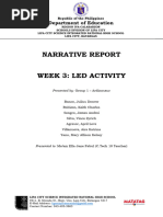 Group 1 Week3 Narrative Report