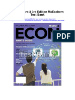 Download ebook Econ Micro 3 3Rd Edition Mceachern Test Bank full chapter pdf